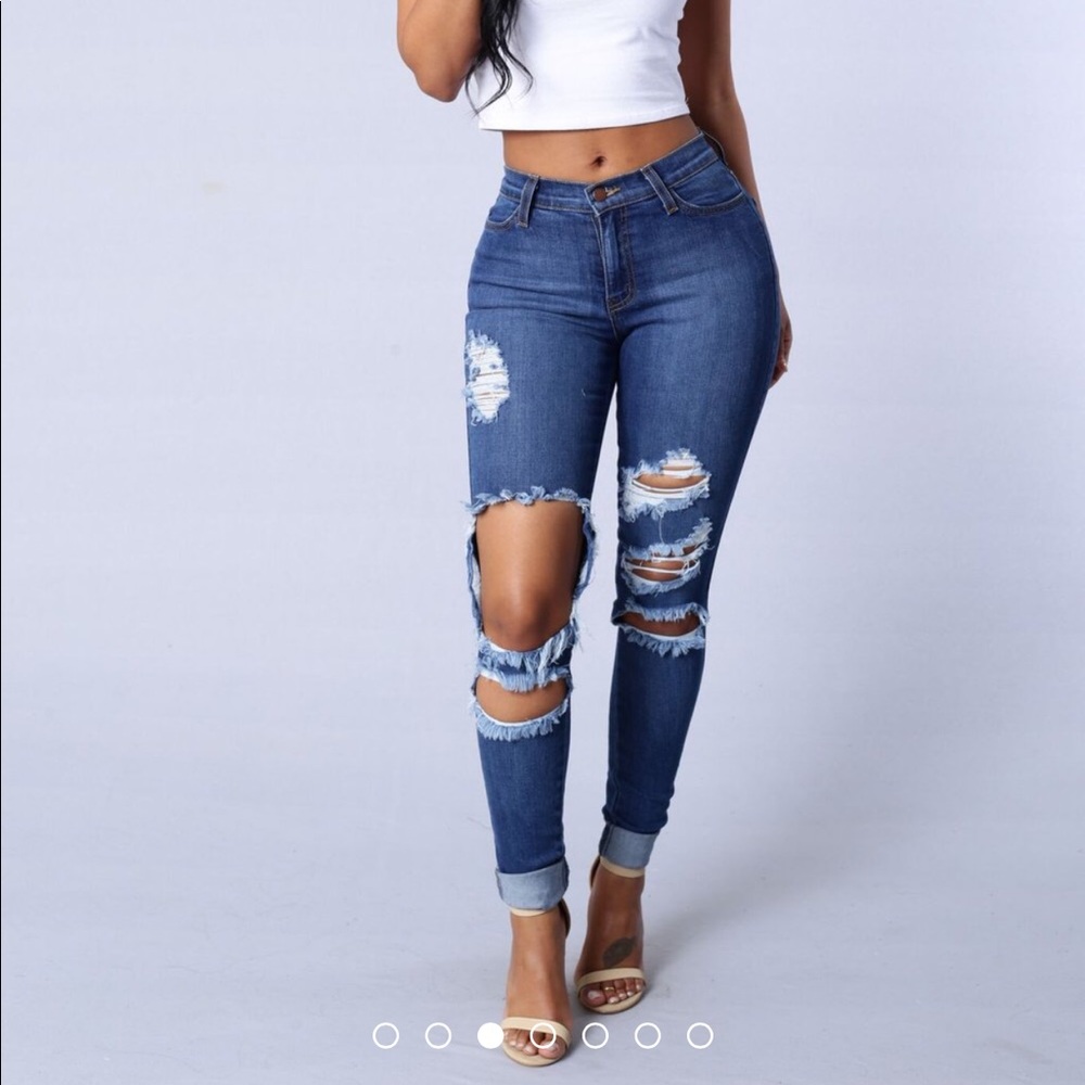 Fashion Nova Beach Bum Jeans